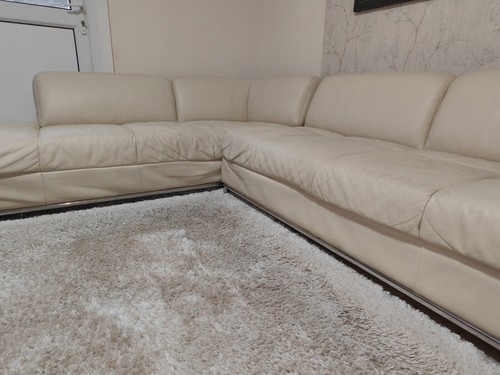 Leather sofa seater - sofa, 2-seater