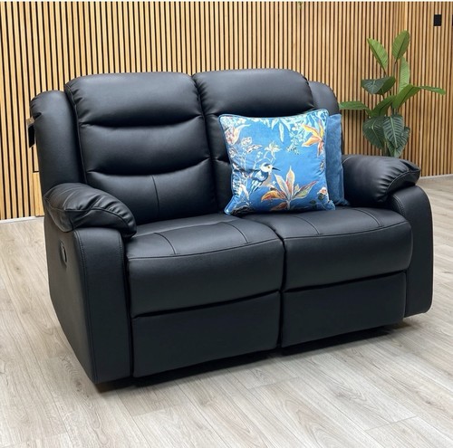 Roma black leather - black, |