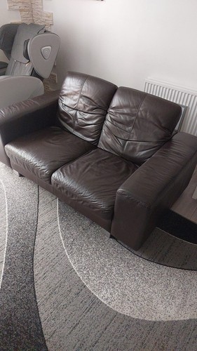 Real leather sofa - real, 2