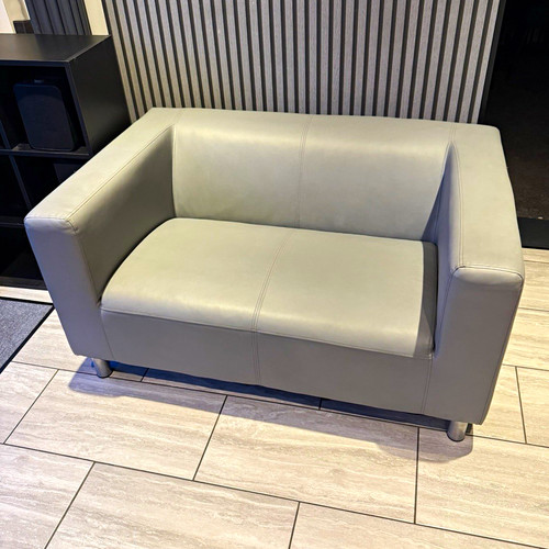 Grey faux leather - leather, 2