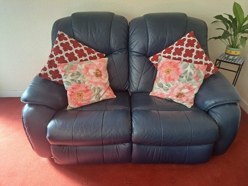 Seater leather sofa good - seater,