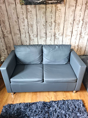 Costway seater grey - grey, faux