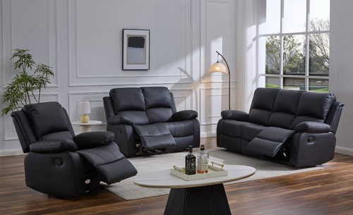 Recliner lazy boy black sofa - boy,