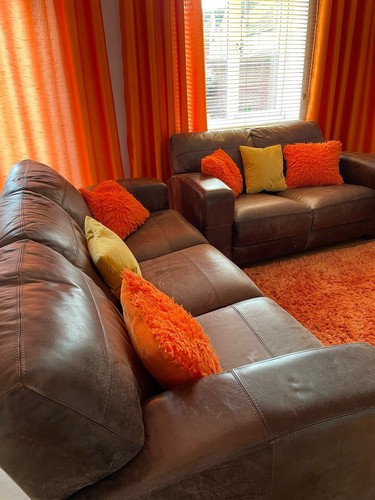 Sofology brown leather sofas - leather,