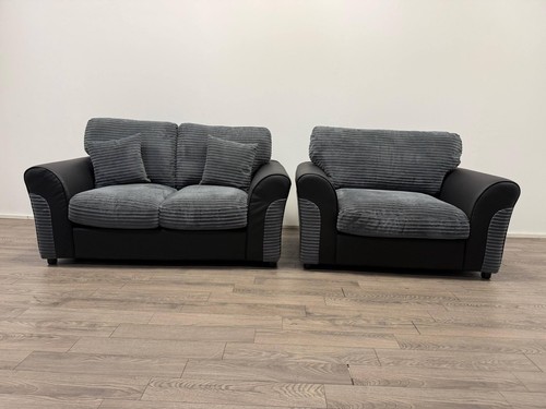 Harry charcoal faux leather - harry,