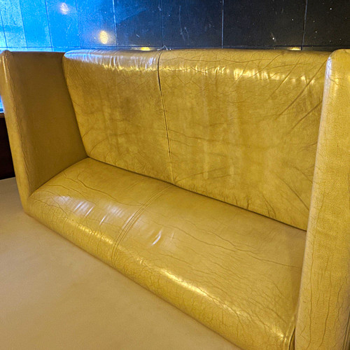 Leather sofa world beige - leather,