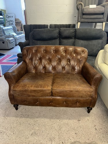Chesterfield tan brown real - brown,