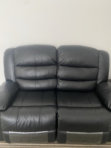 Leather recliner seater - leather, 2