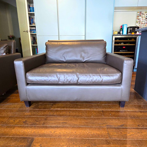 Habitat leather seater sofa - habitat,