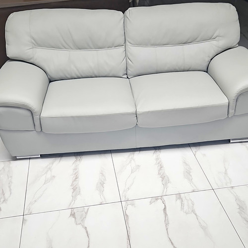 Grey faux leather - grey,