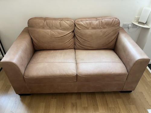 John lewis leather sofa - john,