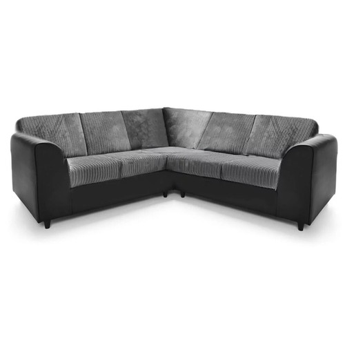Corner sofa jumbo cord - cord,, faux