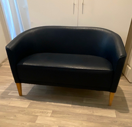 Navy blue faux - navy,