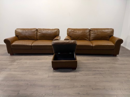 Salisbury brown semi aniline - semi,