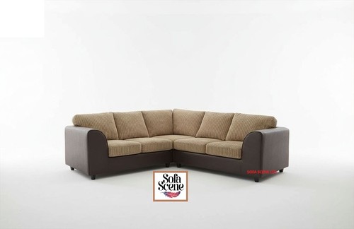 Corner sofa jumbo cord faux - corner, cord,